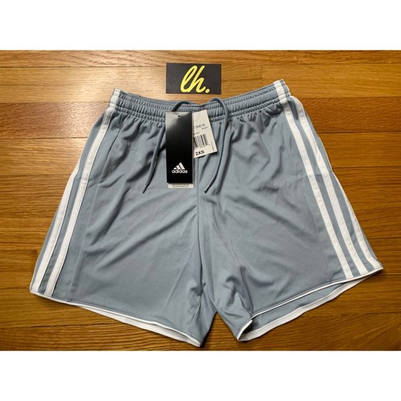 Woman’s 2X Small Adidas Tastigo 17 Light Grey ClimaCool Shorts BS4269 - Picture 1 of 3
